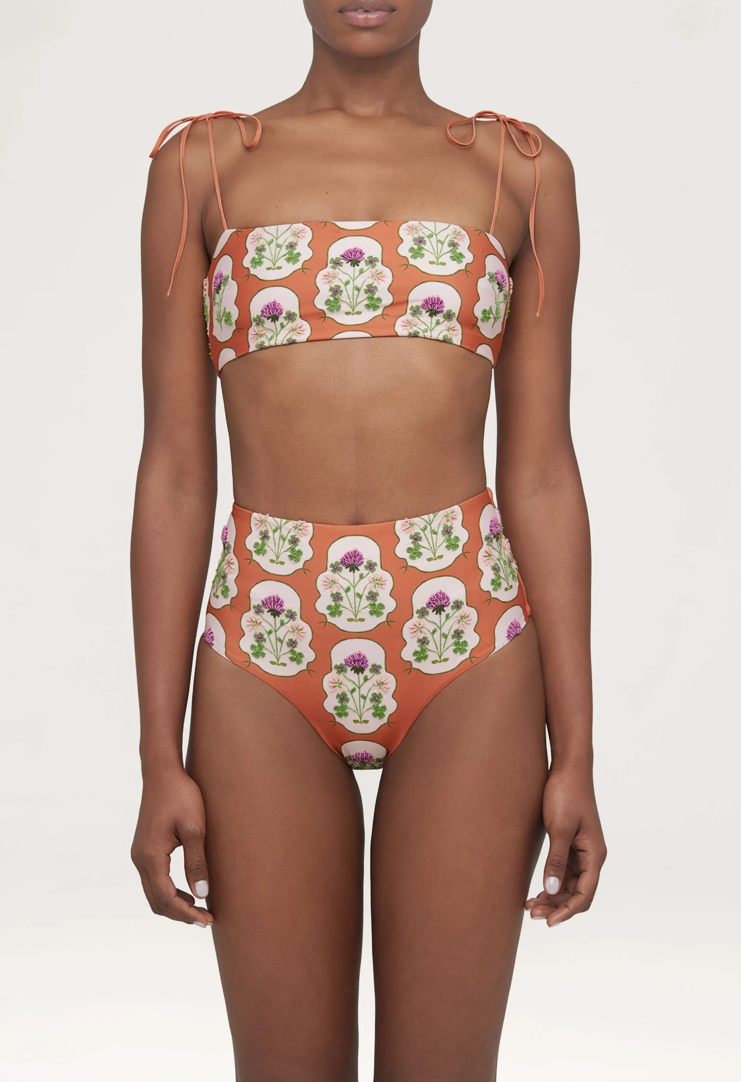 Magenta Trebol Bikini Bottom - imagen 8