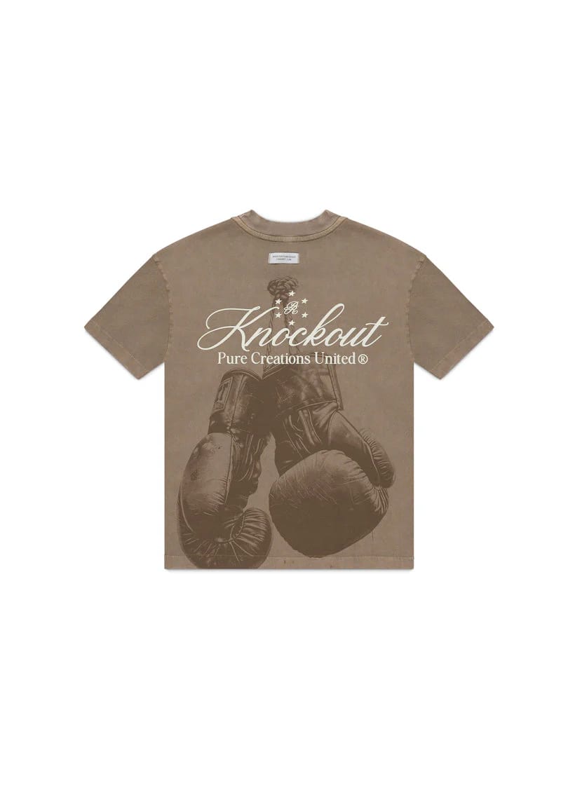 knockout brown gloves T-shirt - imagen 2