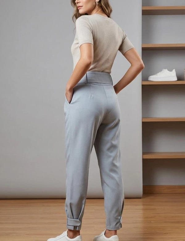 Pantalon Vintage Puño en Bota Gris - imagen 2