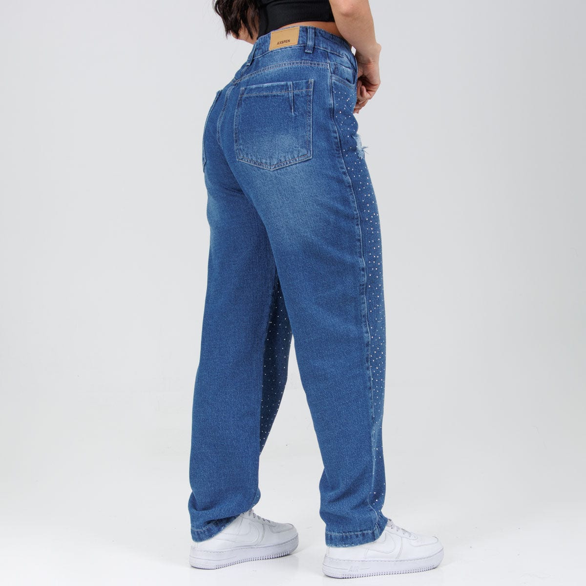 Jean Axspen Mom Fit Ax-2708 Brillos - imagen 3