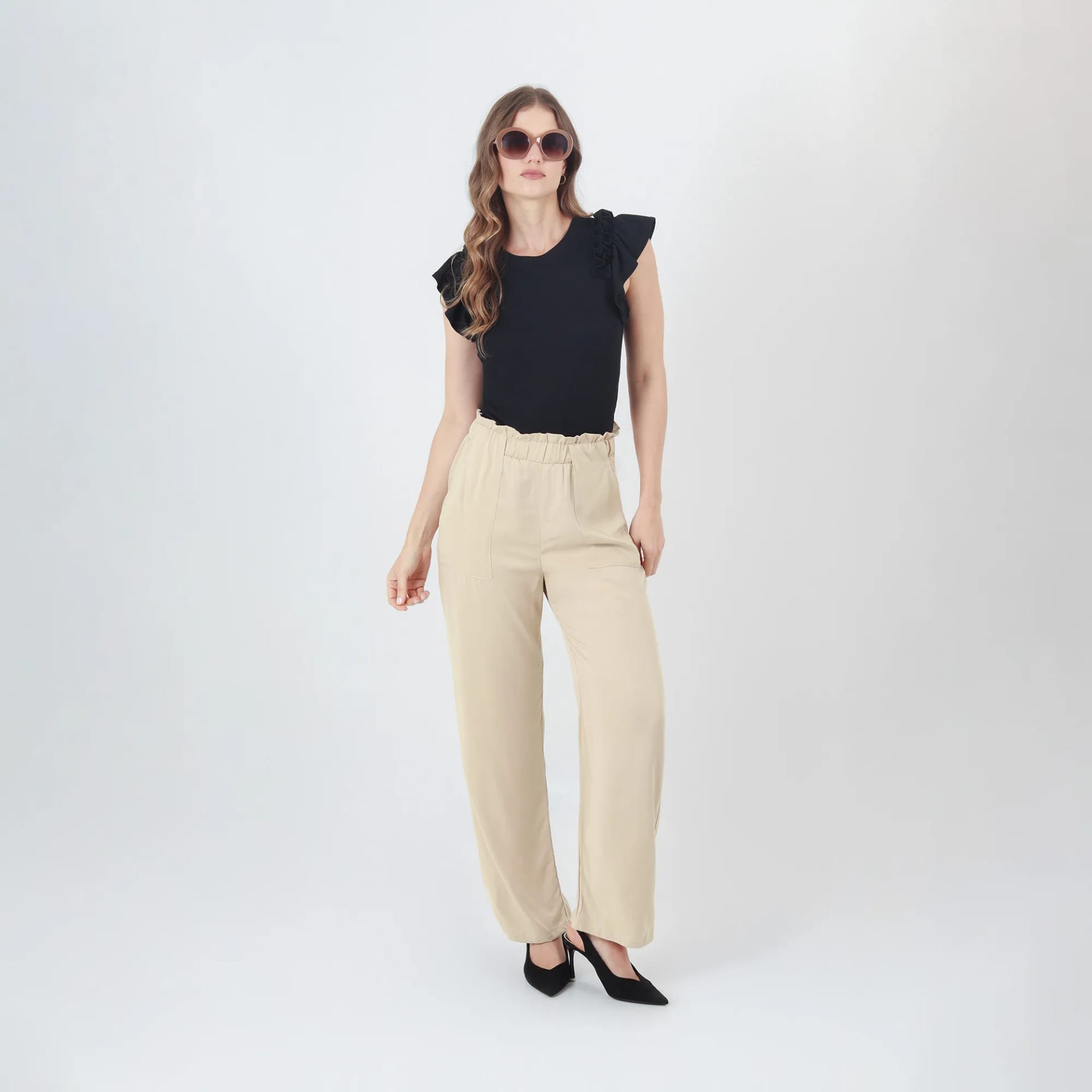 Pantalon Tiro Alto Bota Recta - imagen 2
