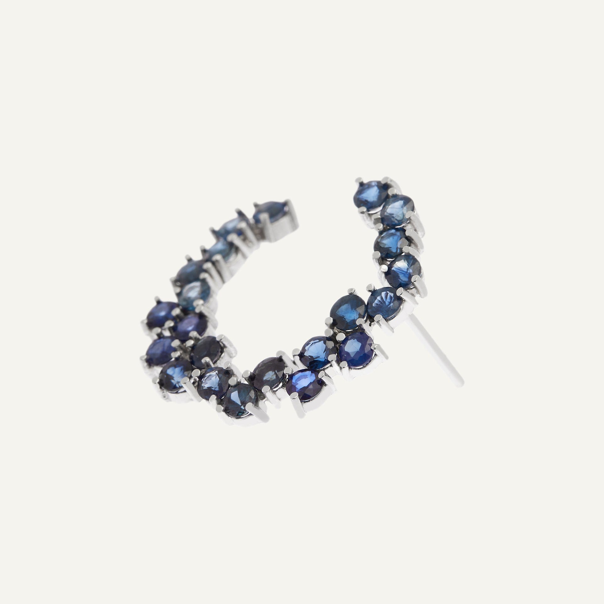 Arete Twisted wave hoop - imagen 5