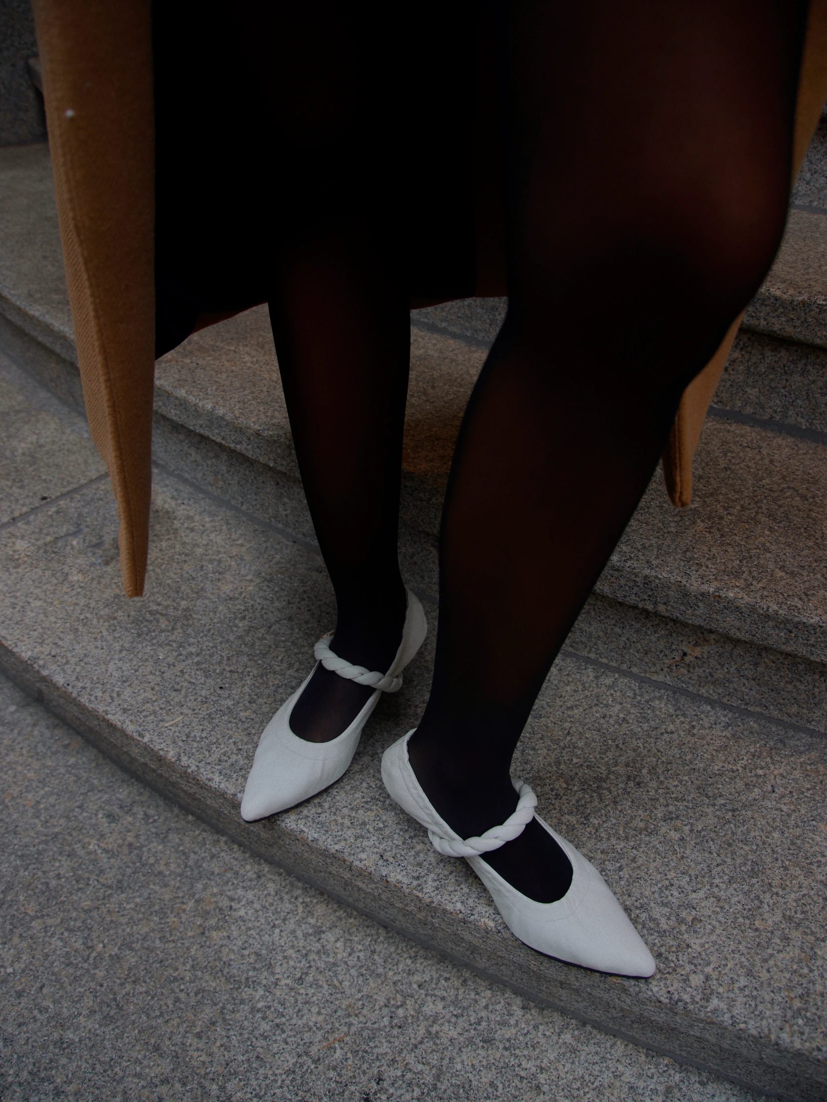 DONELLA OFF WHITE HEELS - imagen 4