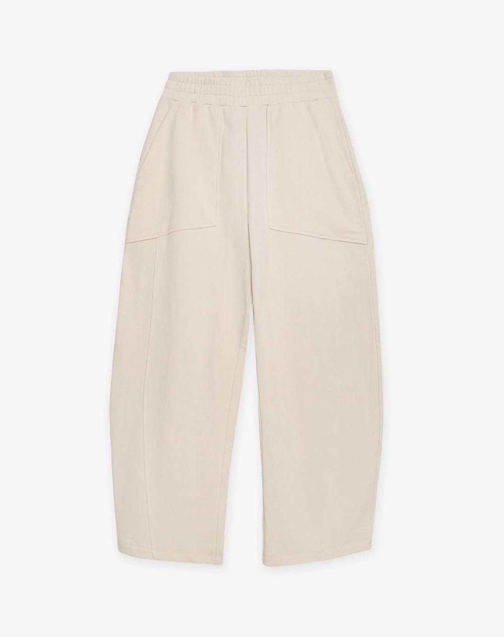 Pantalón tiro medio relaxed avena mujer - imagen 1