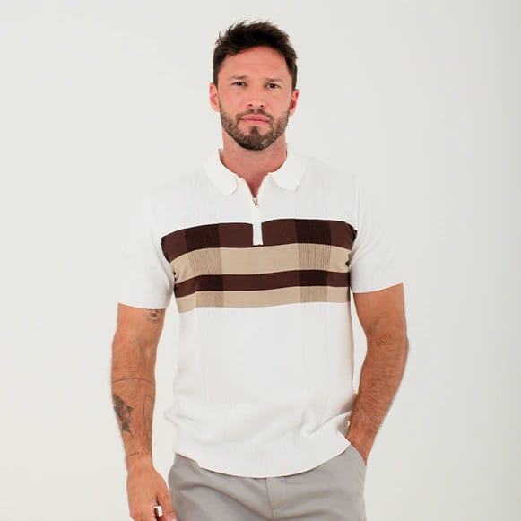 SUETER POLO MODA TEJIDO HOMBRE - imagen 2