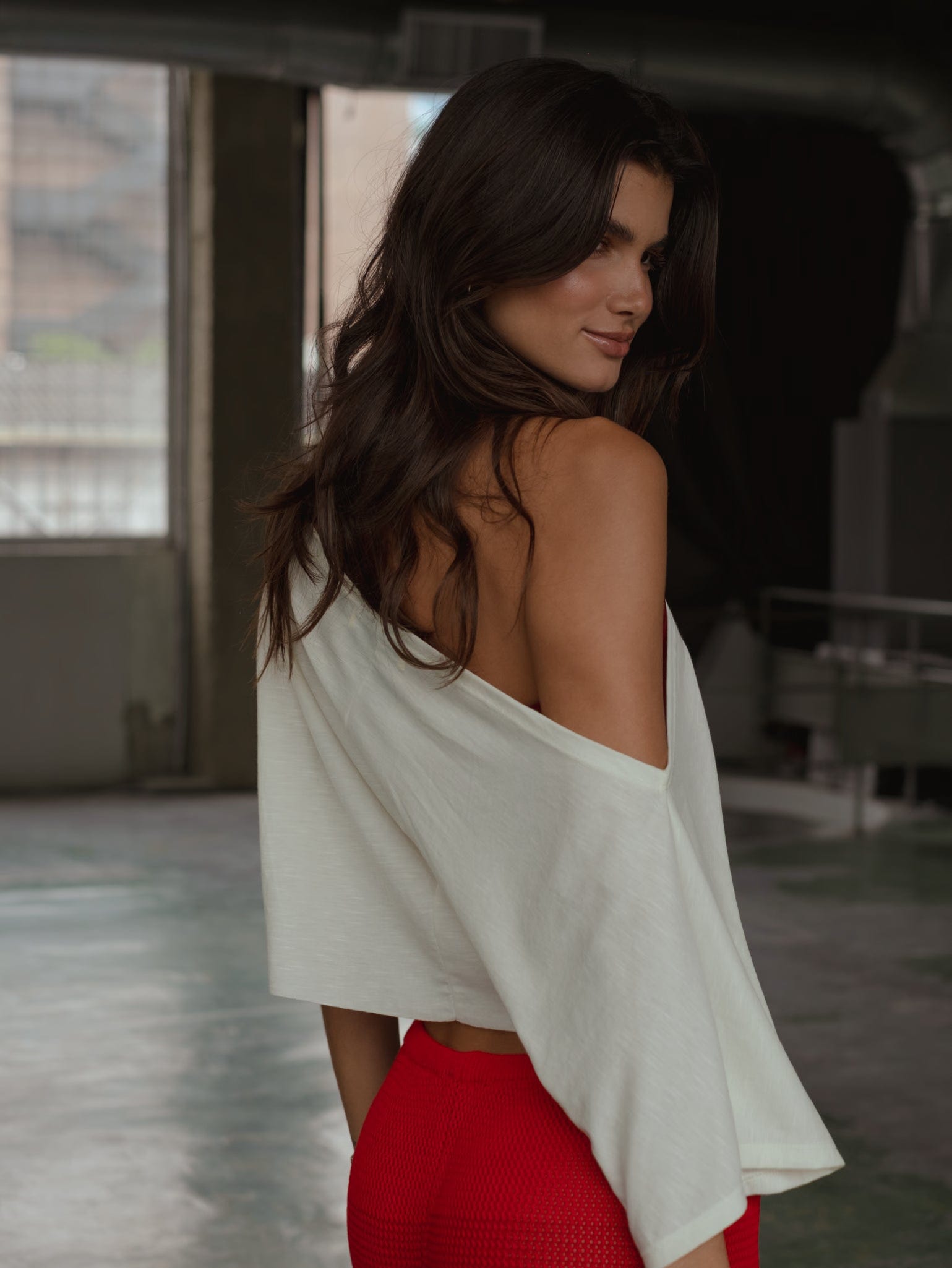 LOOSE T-SHIRT - SOFT WHITE - imagen 5