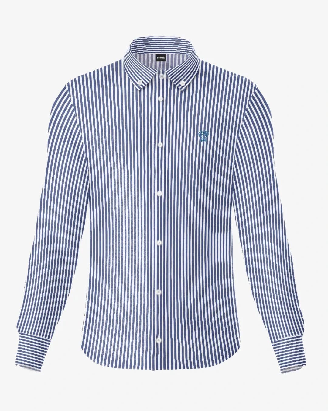 Camisa Antimanchas Popelina Rayas Azul Oscuro - imagen 6