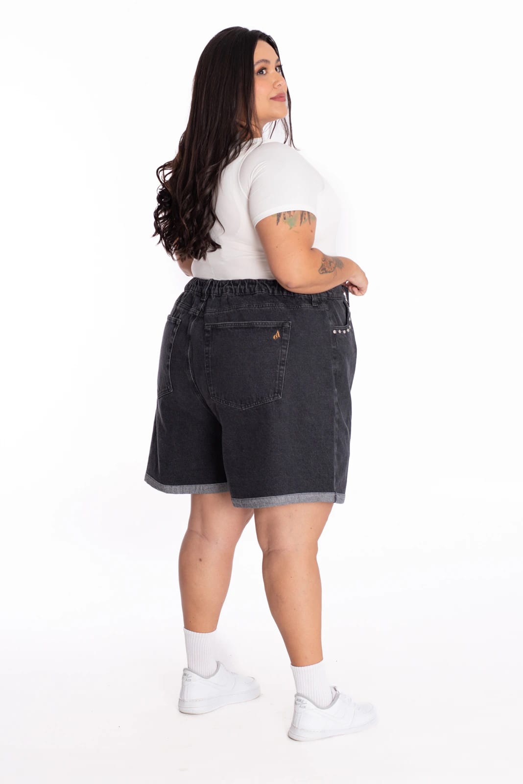 Bermuda Denim Gris Oscuro 422 - imagen 4