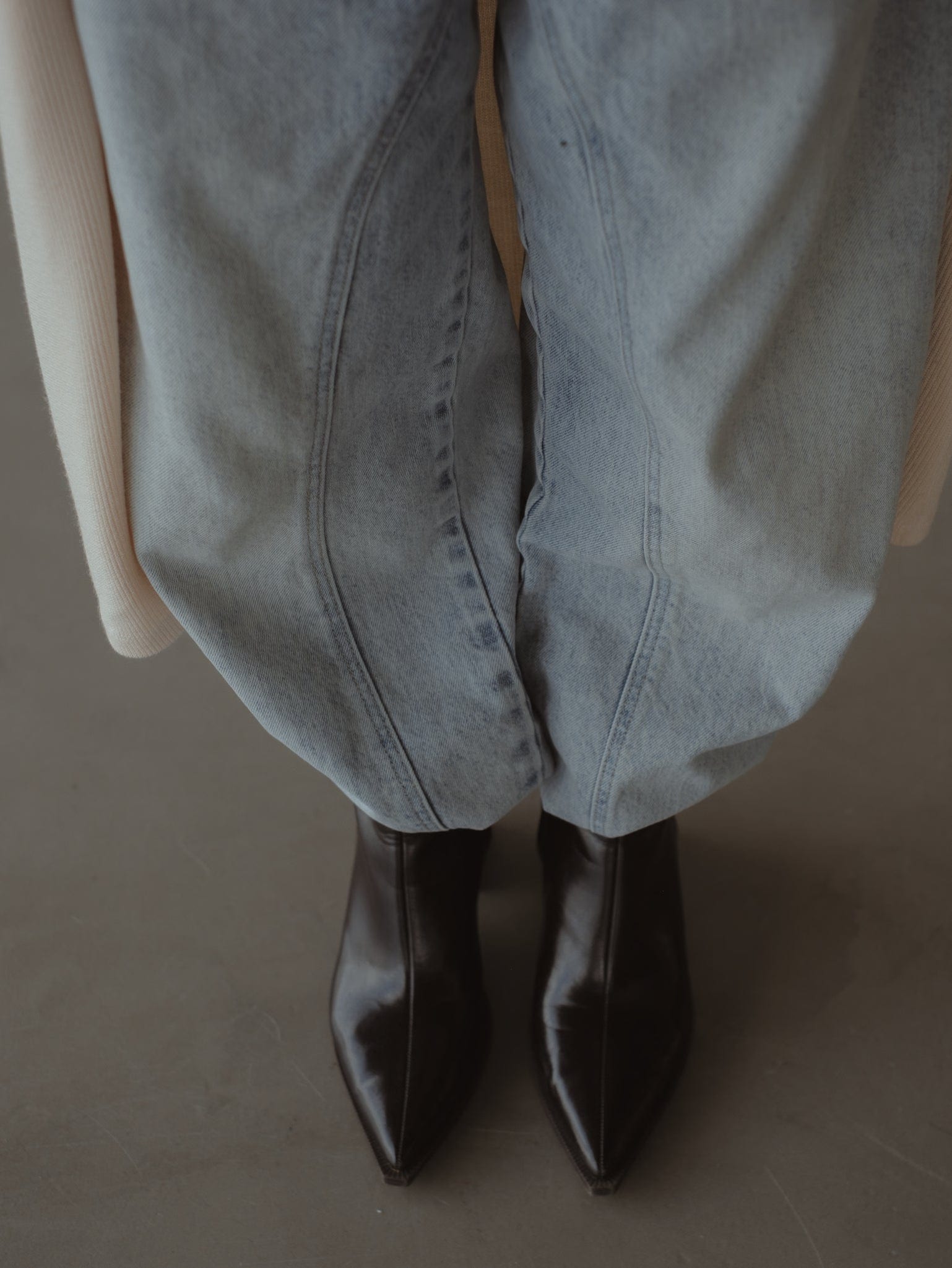 LONG BARREL JEAN - OLD LIGHT BLUE - imagen 12