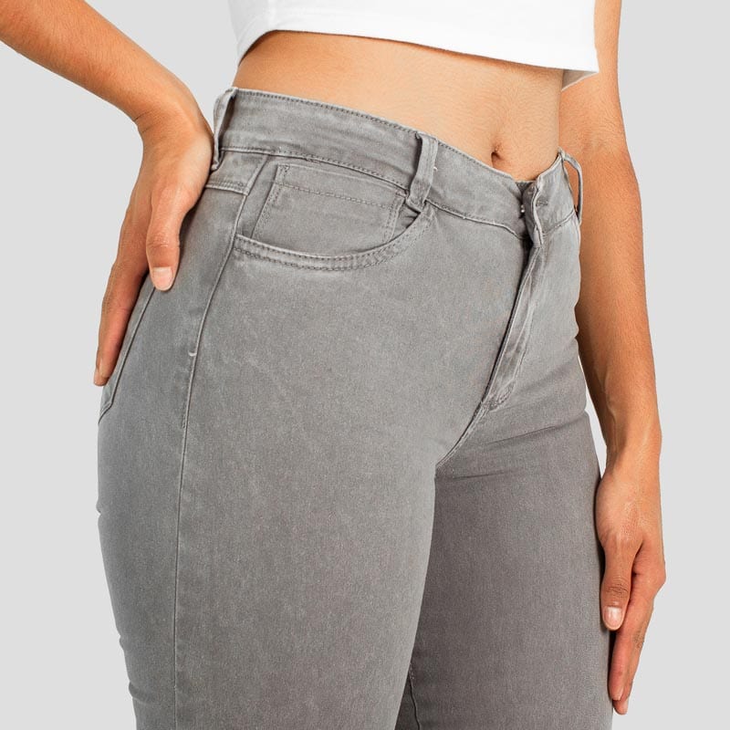 Pantalòn Drill Axspen Flare Ax-2651 gris - imagen 4