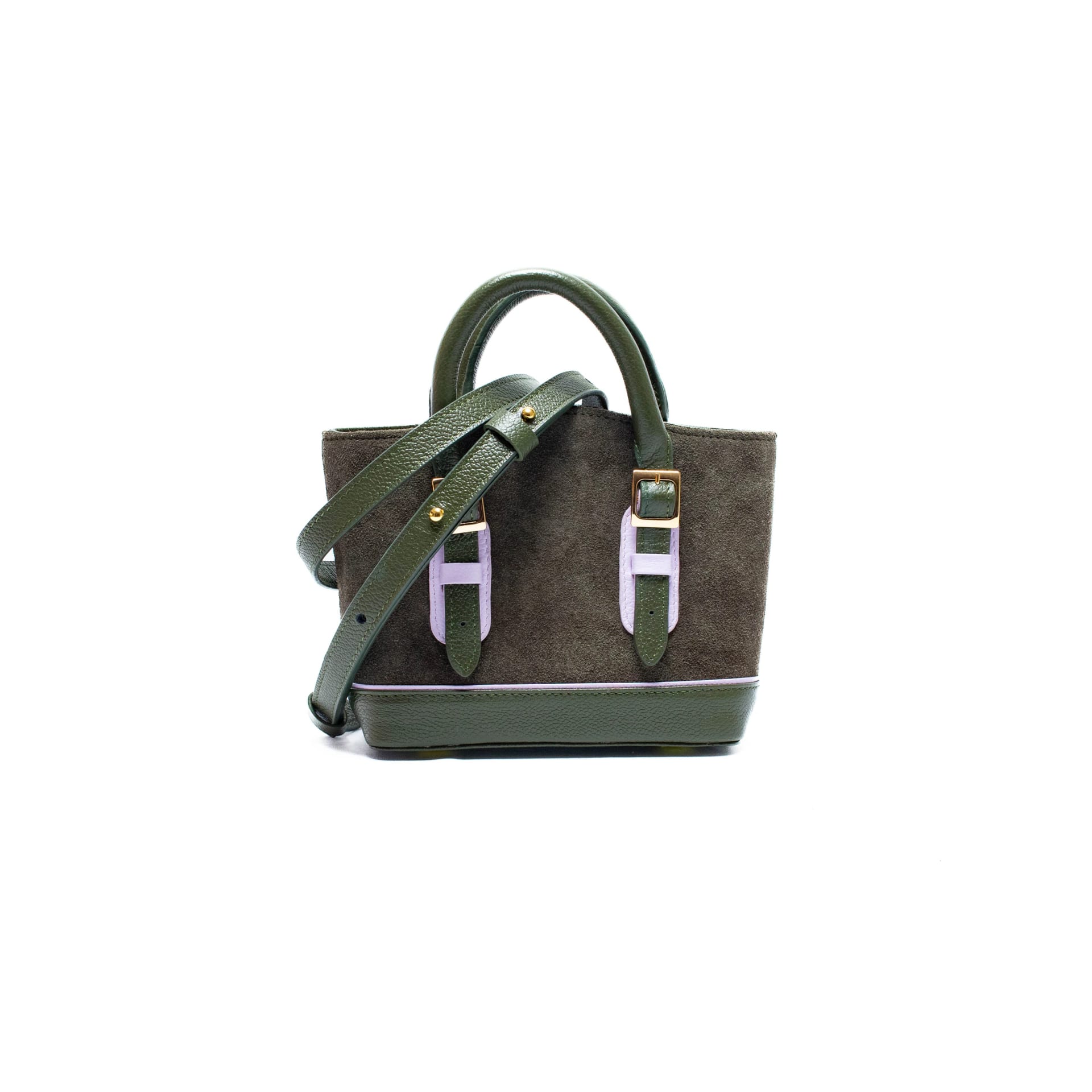 PICNIC BAG - Verde Botella x Malva - imagen 1