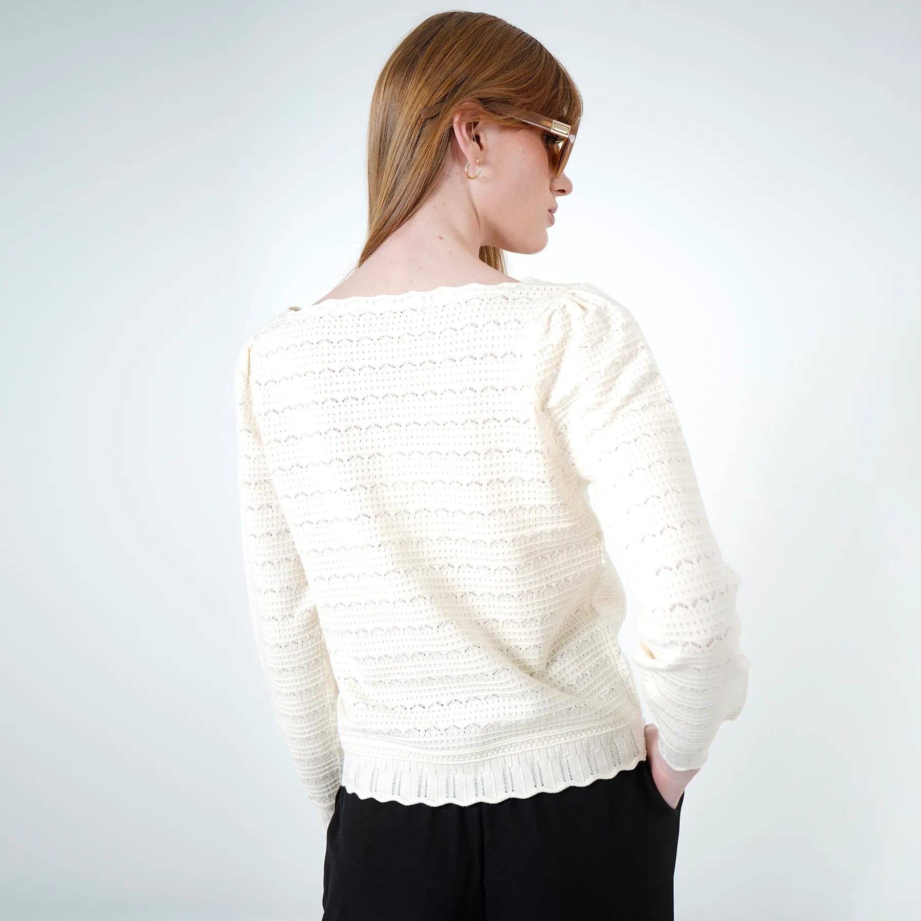 Sweater Cuello Camisero Manga Larga - imagen 2