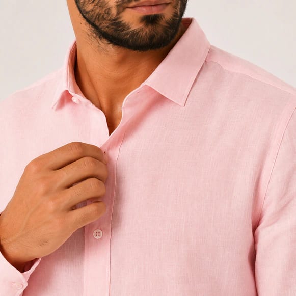 CAMISA ML 55% LINO 45%ALGODON HOMBRE - imagen 10