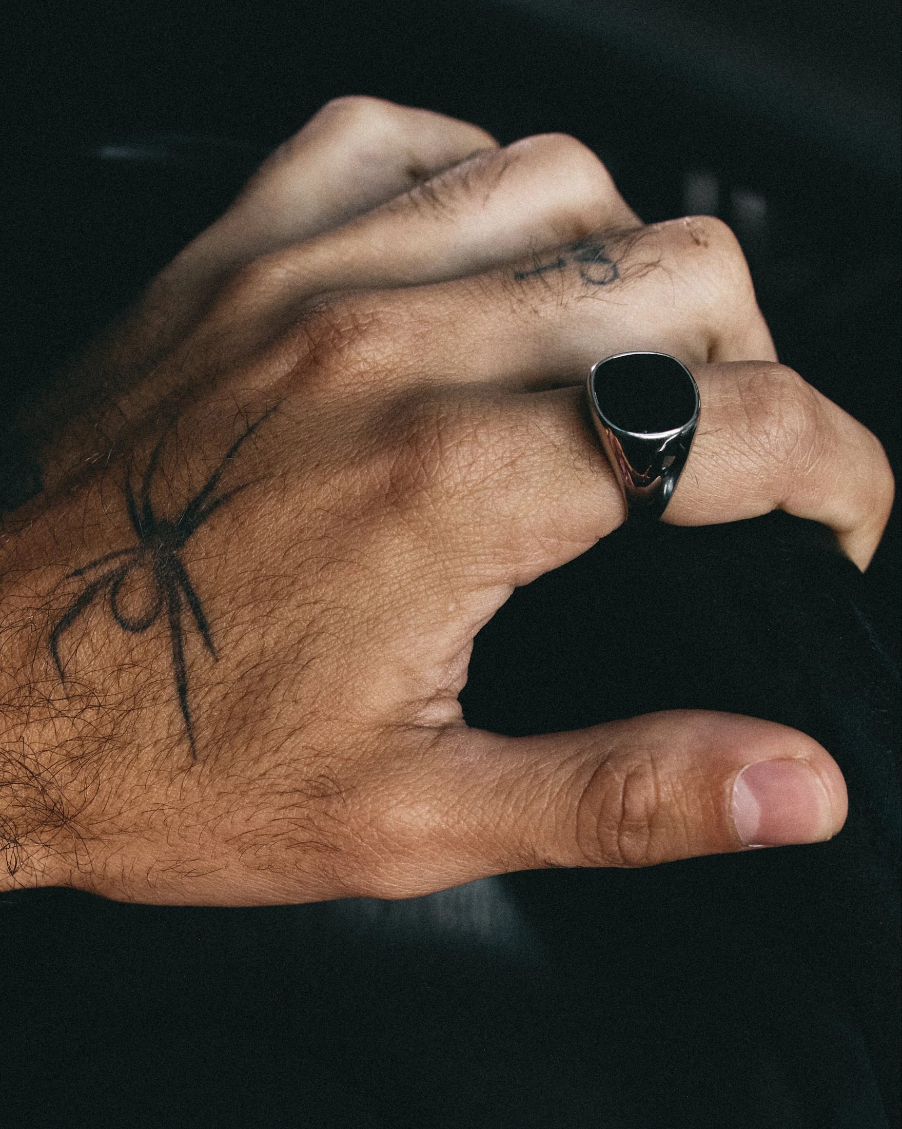 Anillo Nero Plateado - imagen 6