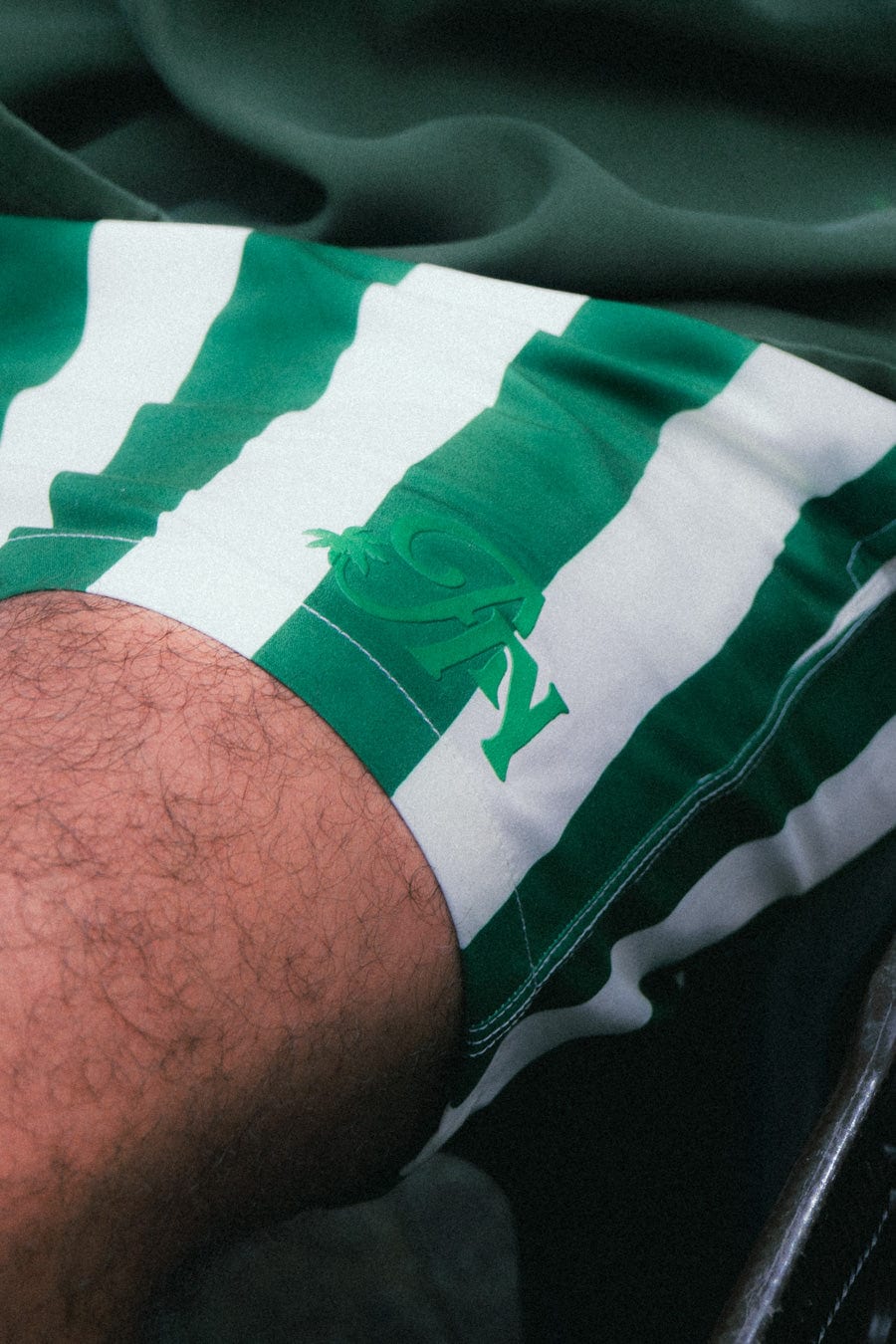 PANTALONETA RAYAS VERDE/BLANCO AN BOHIO - imagen 4