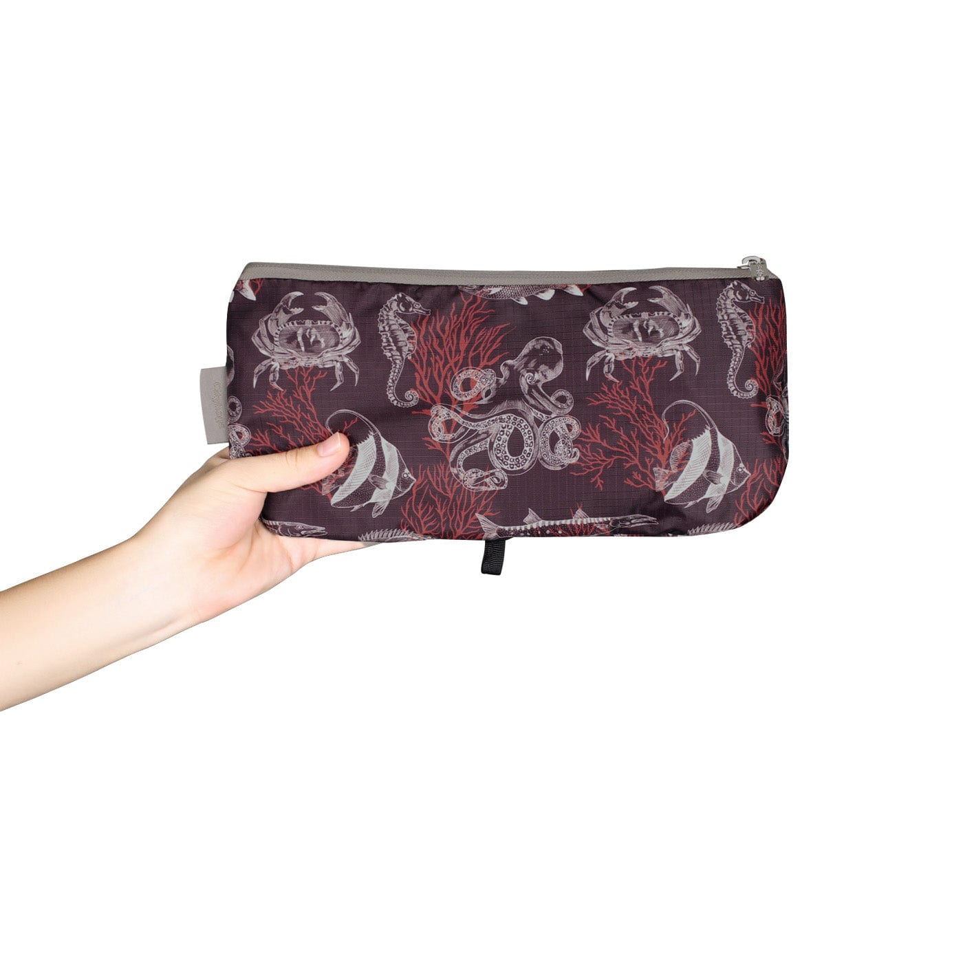 Bolso City Manos Libres ULTRA Plegable Estampado Coral - imagen 2