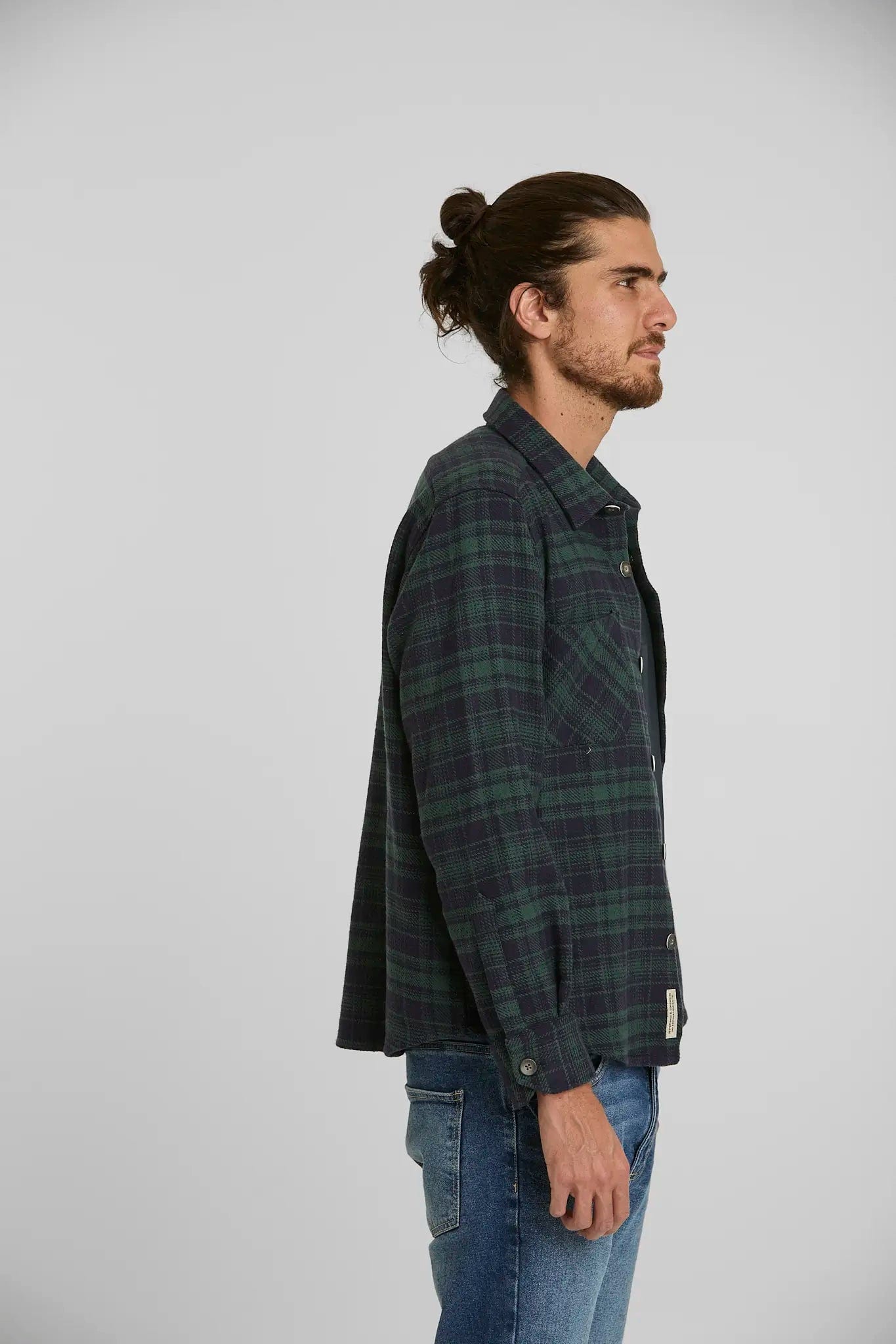 Sobrecamisa Cuadros Verde - imagen 4