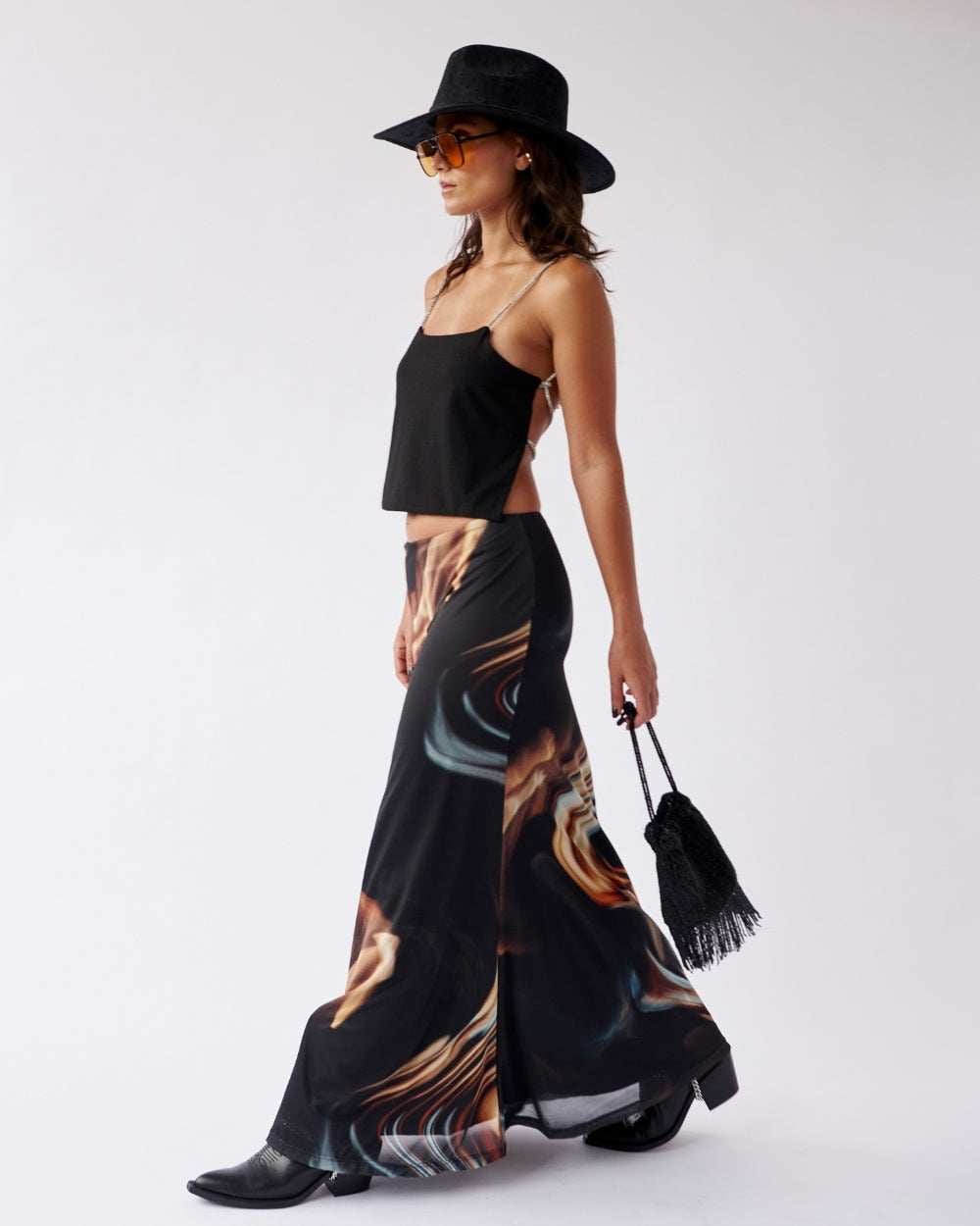 MESH MAXI SKIRT - imagen 4
