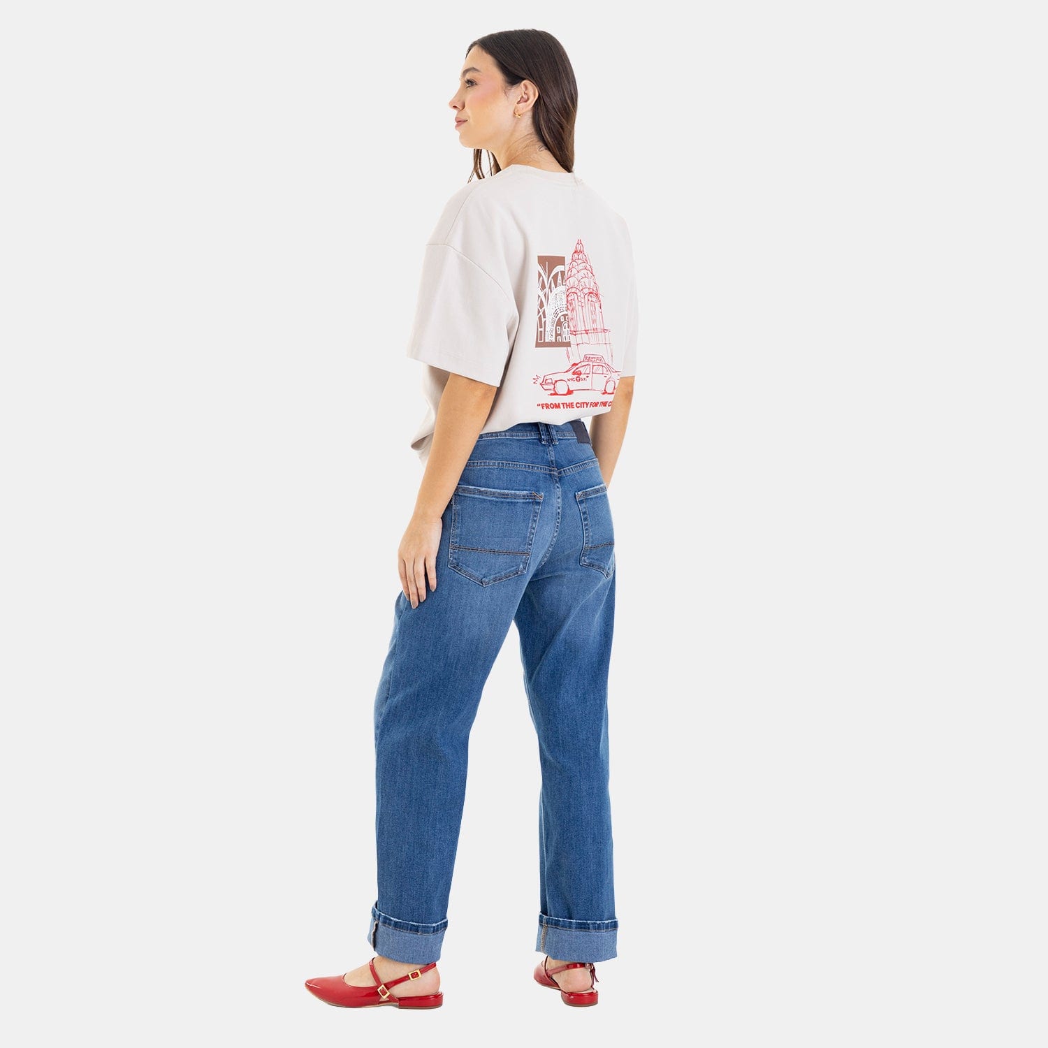 Straight Fit Jeans Mid Blue - imagen 9