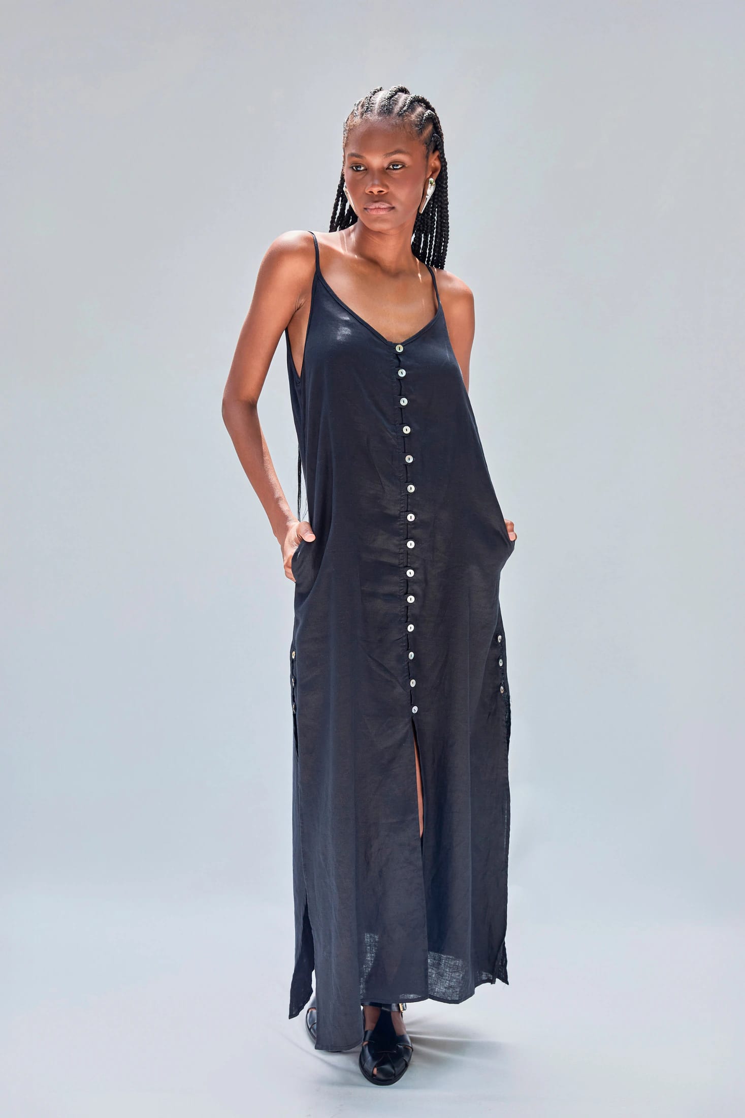 YANNA DRESS BLACK - imagen 1