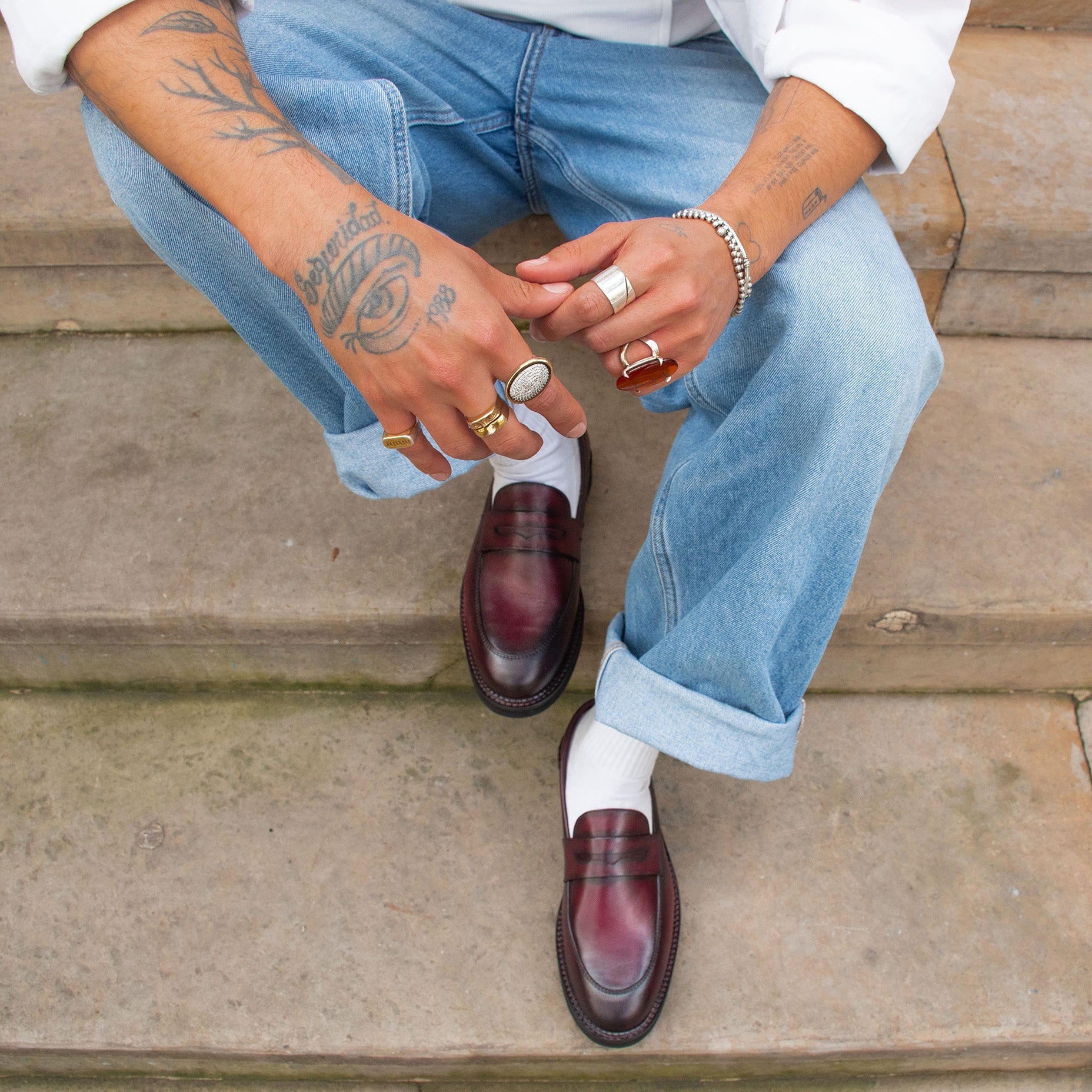 Mocasín Mercer Merlot Suela Ultraliviana - imagen 4