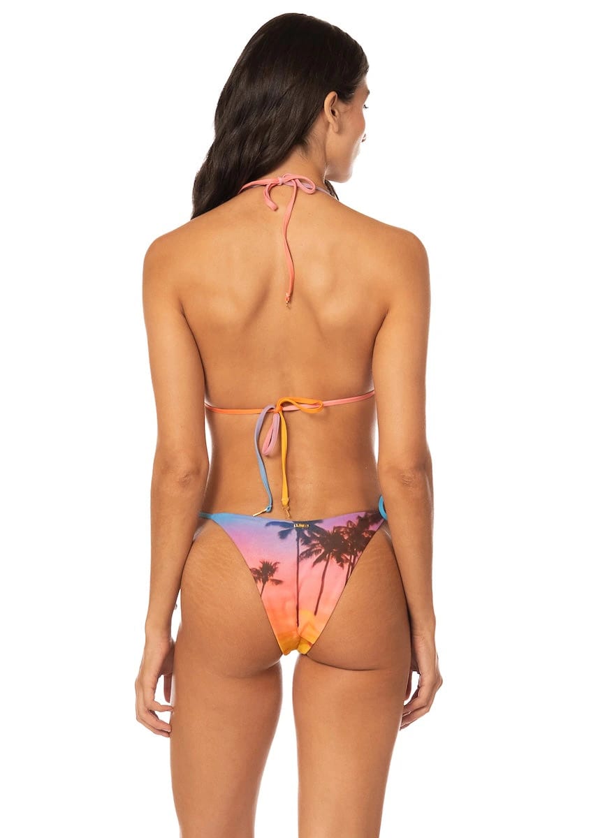 Maaji Peach Drift Sunshine Regular Rise Tie Side  Bikini Bottom - imagen 1