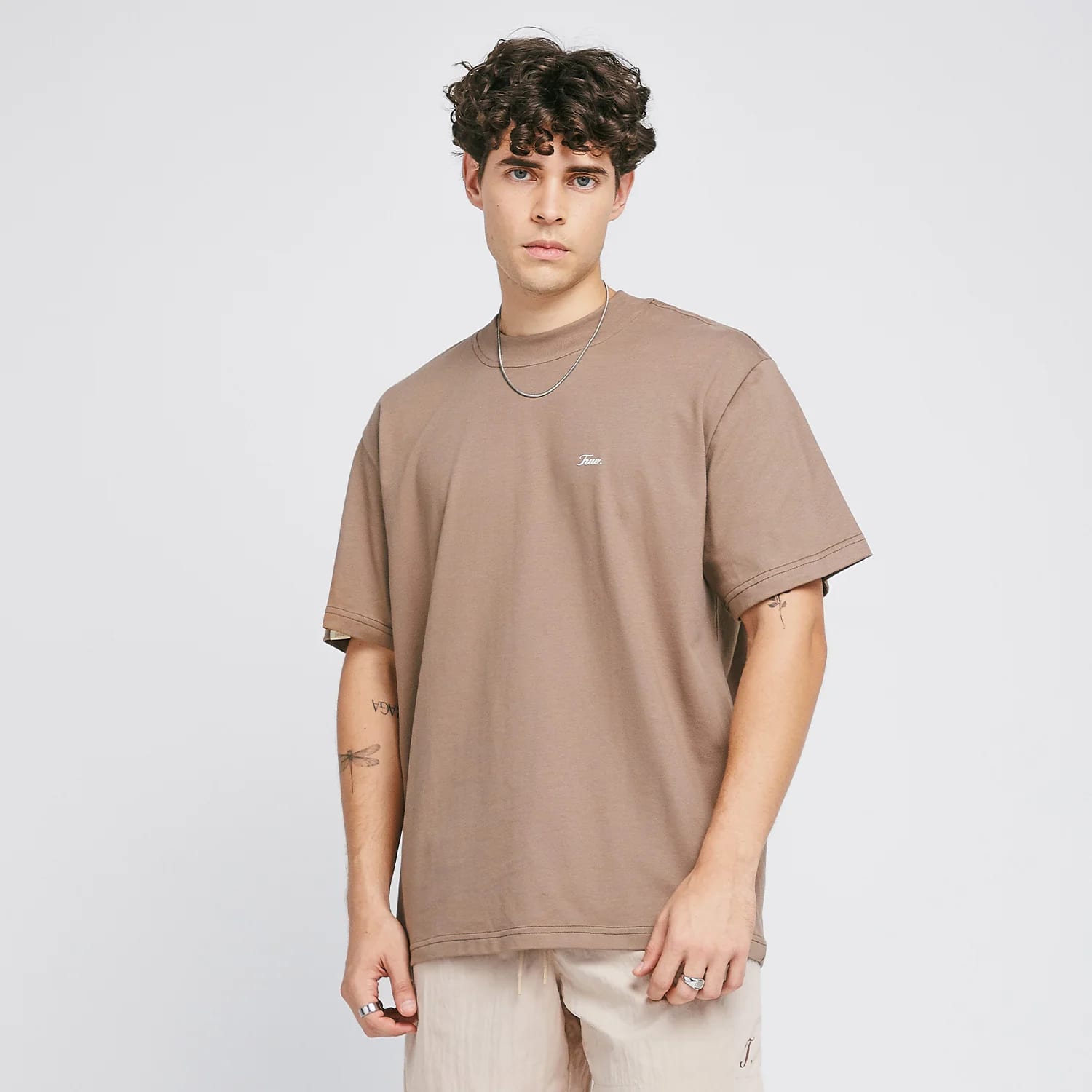 Signature T-Shirt - Light Brown - imagen 3