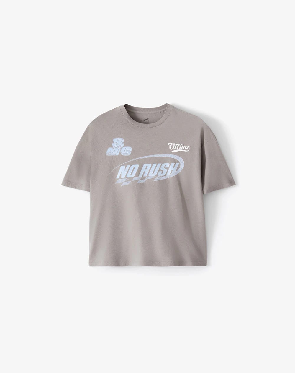 Camiseta manga corta regular estampado taupe hombre - imagen 6