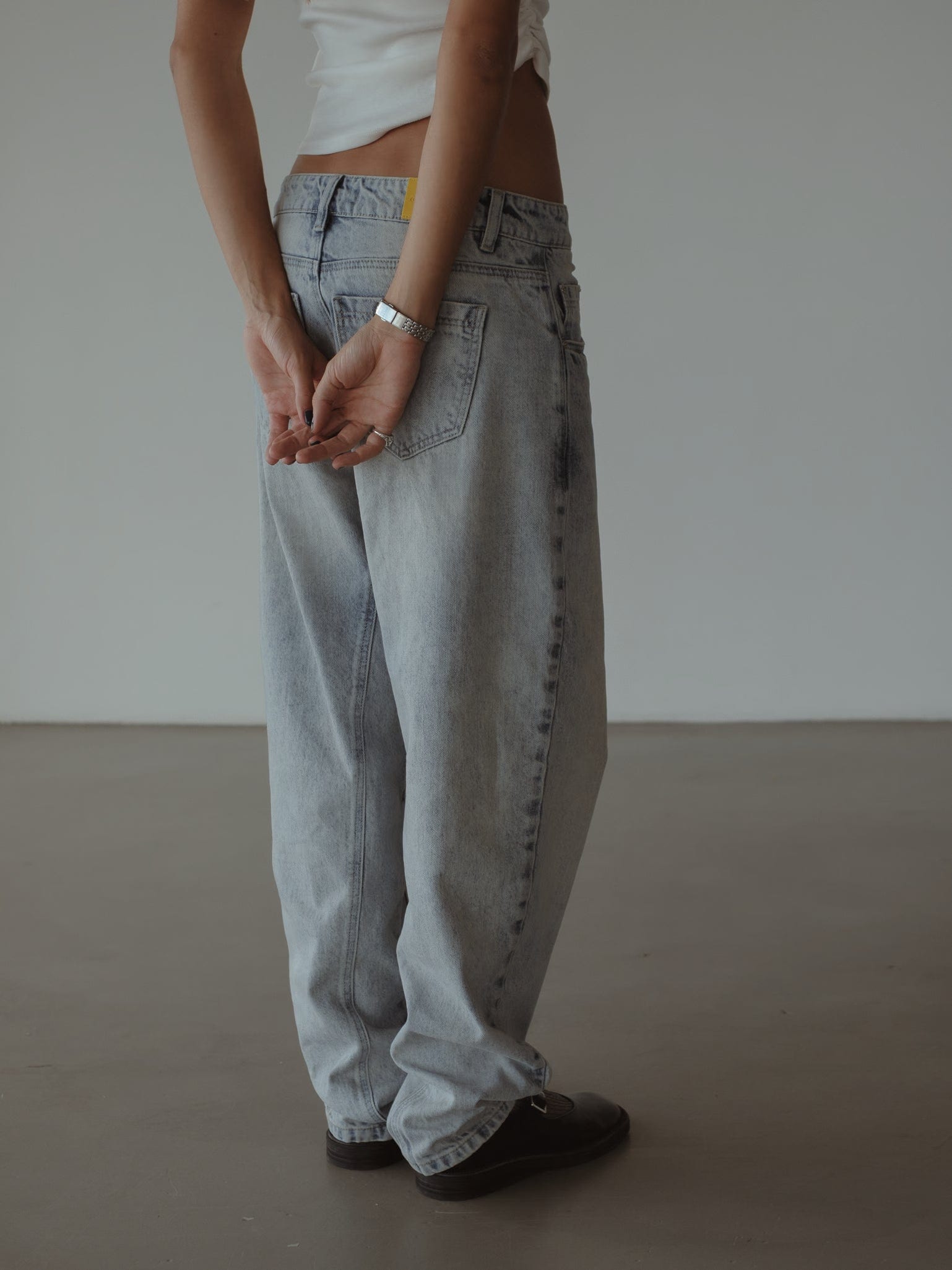 LONG BARREL JEAN - OLD LIGHT BLUE - imagen 10