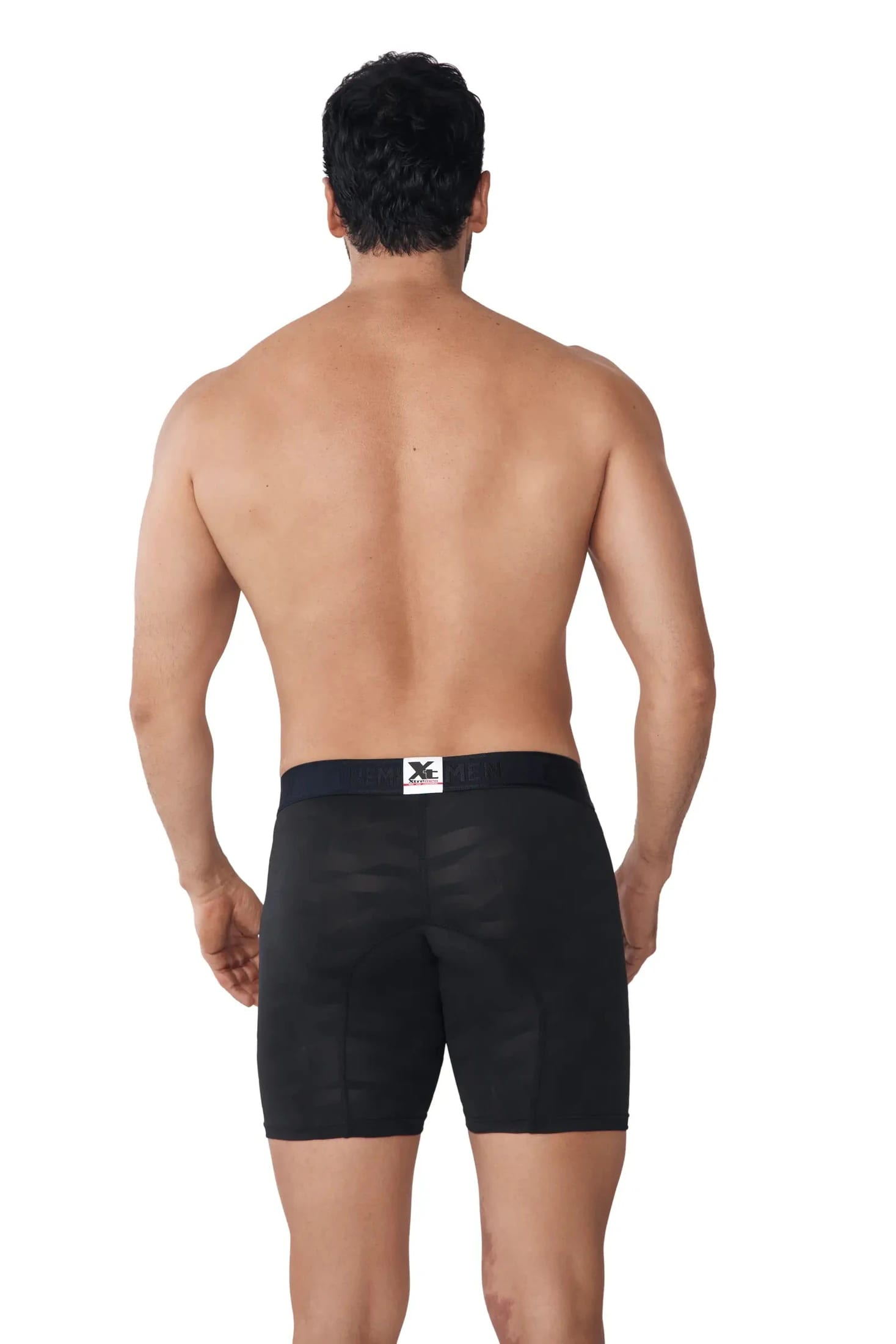 BOXER MICROFIBRA JACQUARD BLOQUES NEGRO - imagen 2