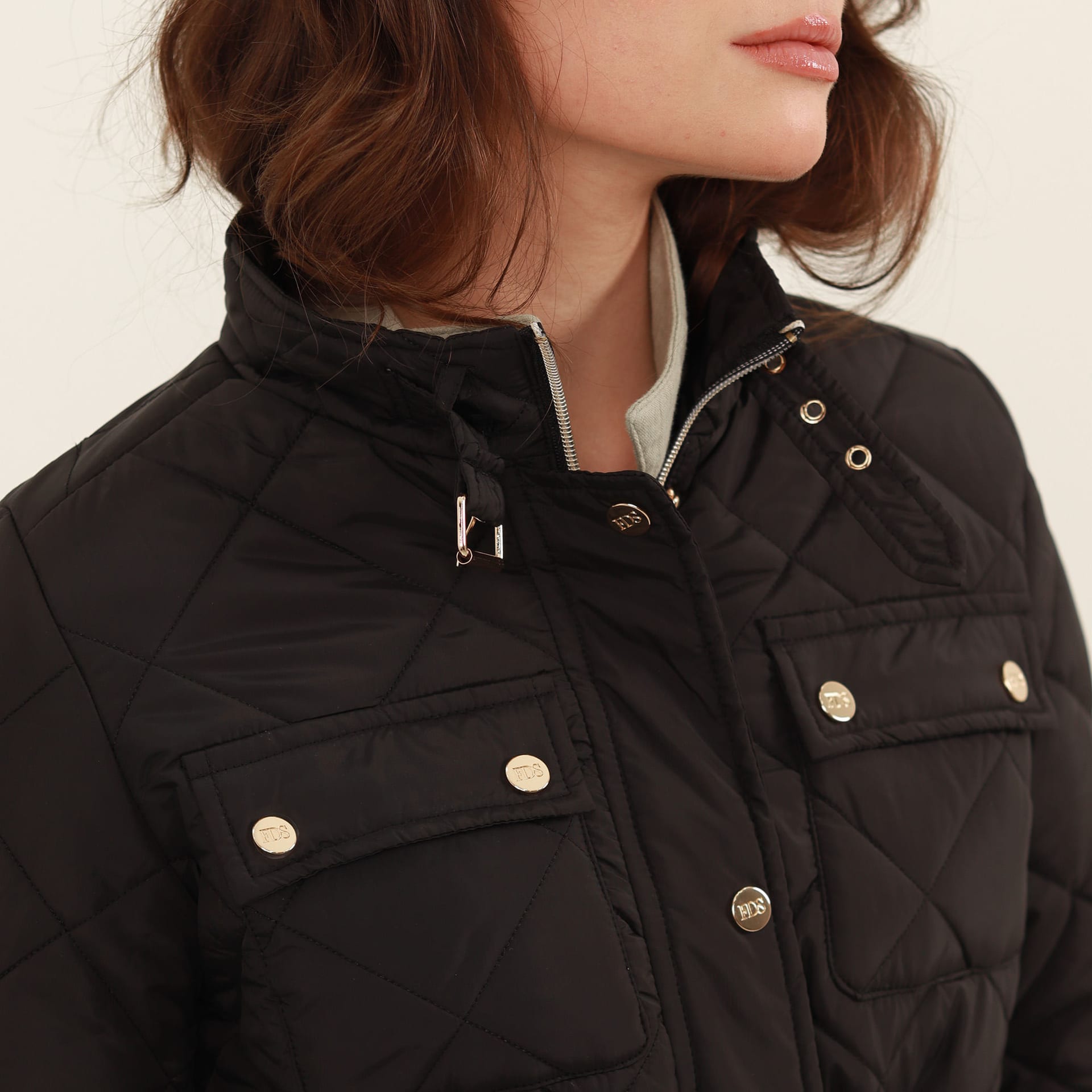 Chaqueta larga acolchada con ajuste en cintura - imagen 6