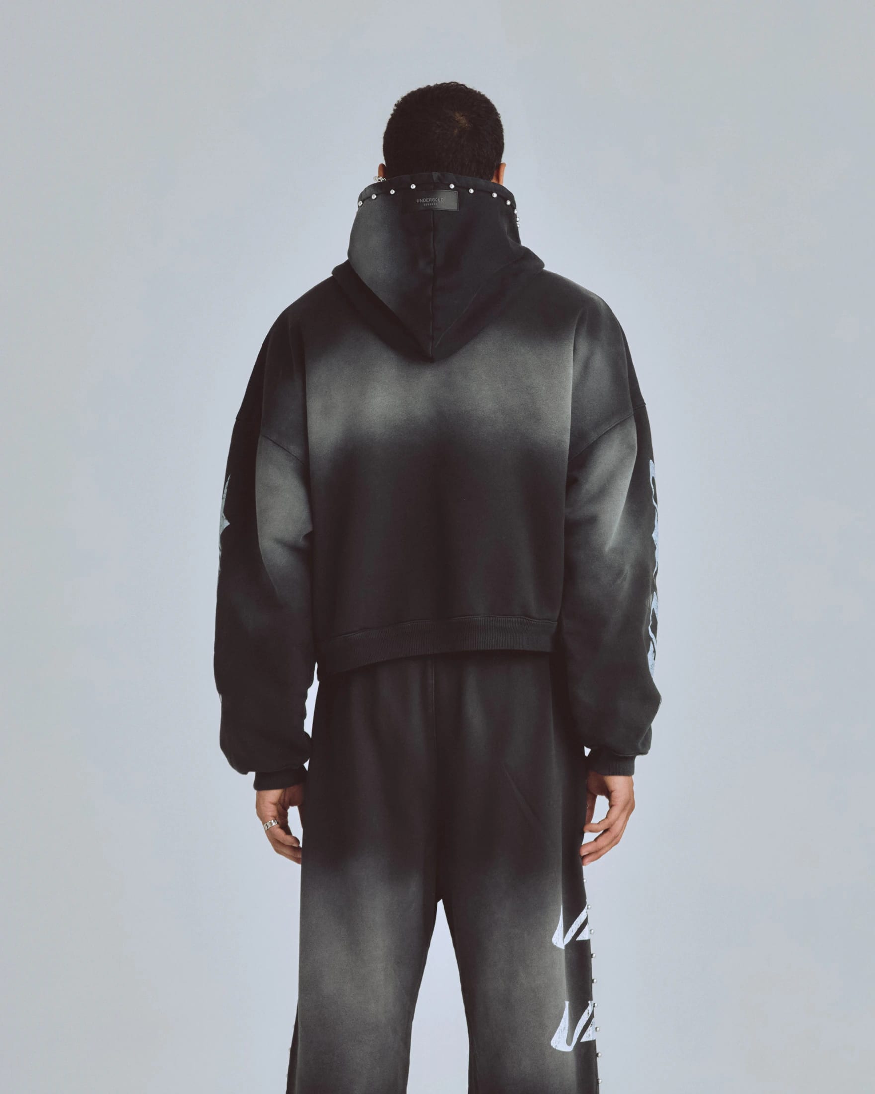 Agnus Dei U Star Boxy Fit Hoodie Smokey Black - imagen 7