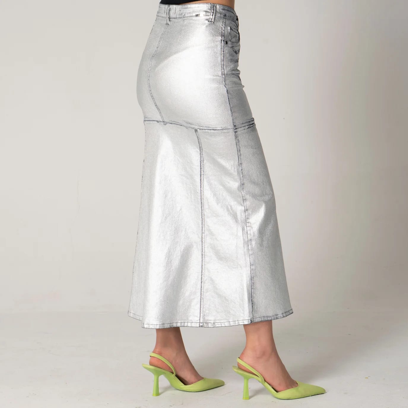 Falda Larga Denim Shn - imagen 4