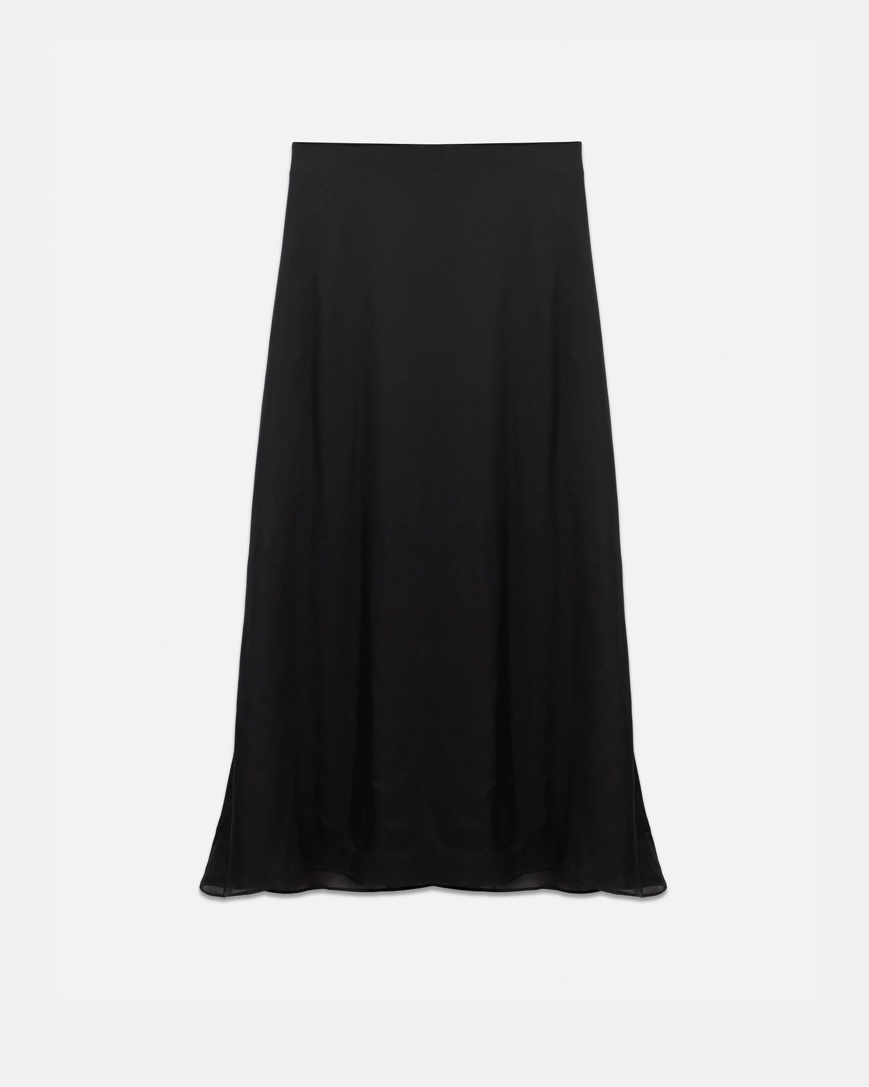 Basics Silk Long Skirt Black - imagen 1