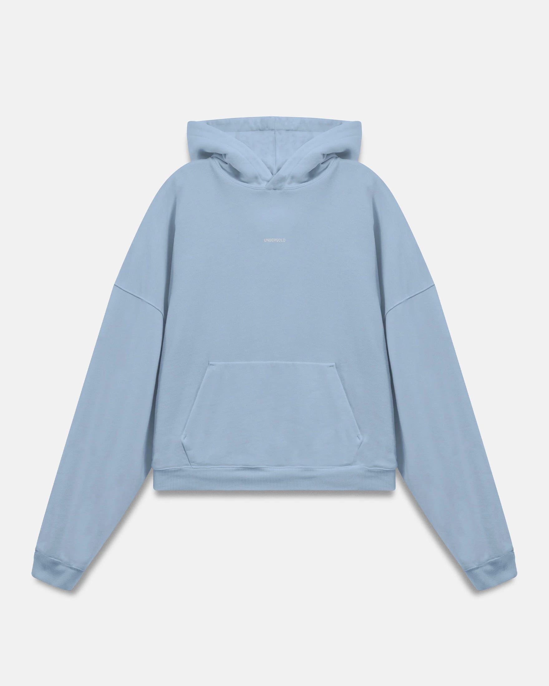 Basics Undergold Boxy Fit Hoodie Light Blue - imagen 3