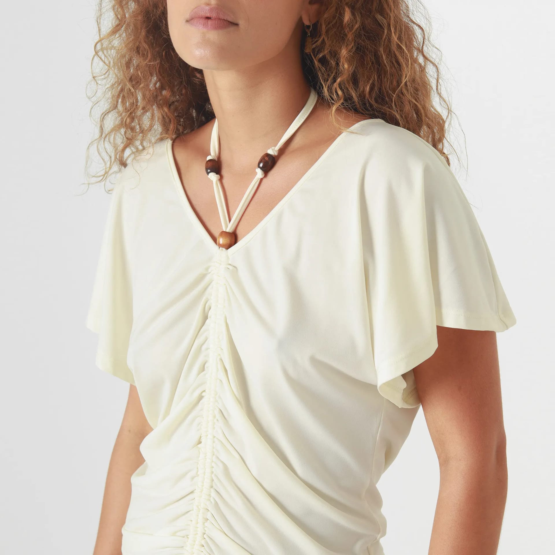 Camiseta Cuello V Manga Corta - imagen 3