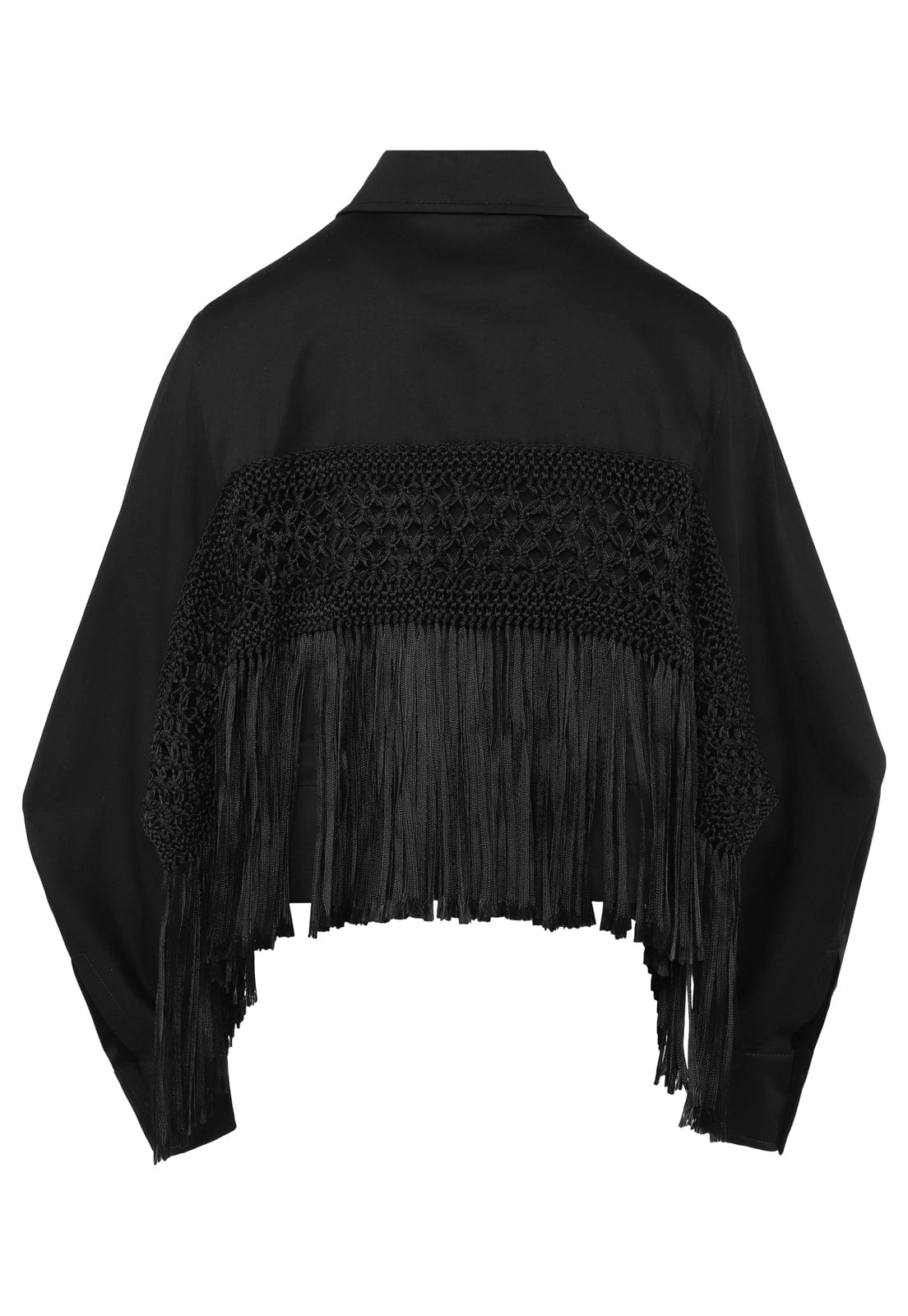 CHAQUETA SAHARIANA CON MACRAME - imagen 4