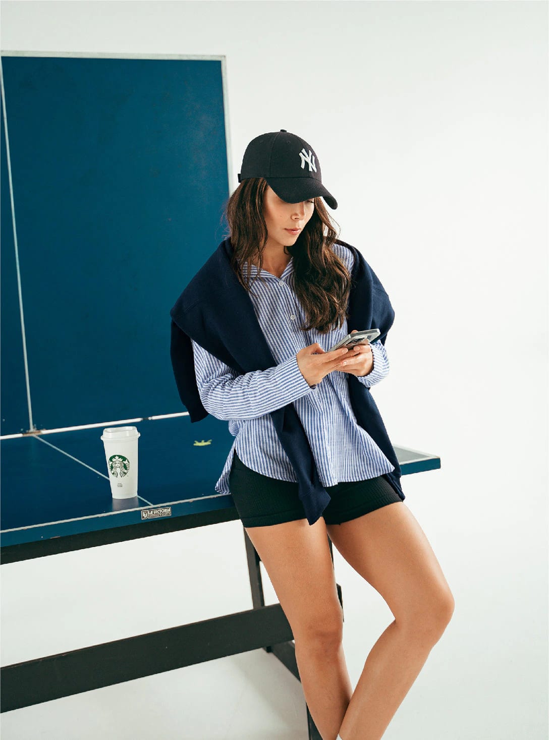 Set Short Resort Rayas - Navy - imagen 6