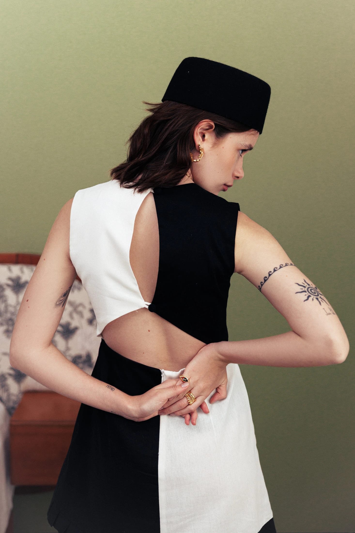 AFTERNOON TEA DRESS (MIDNIGHT) - imagen 2
