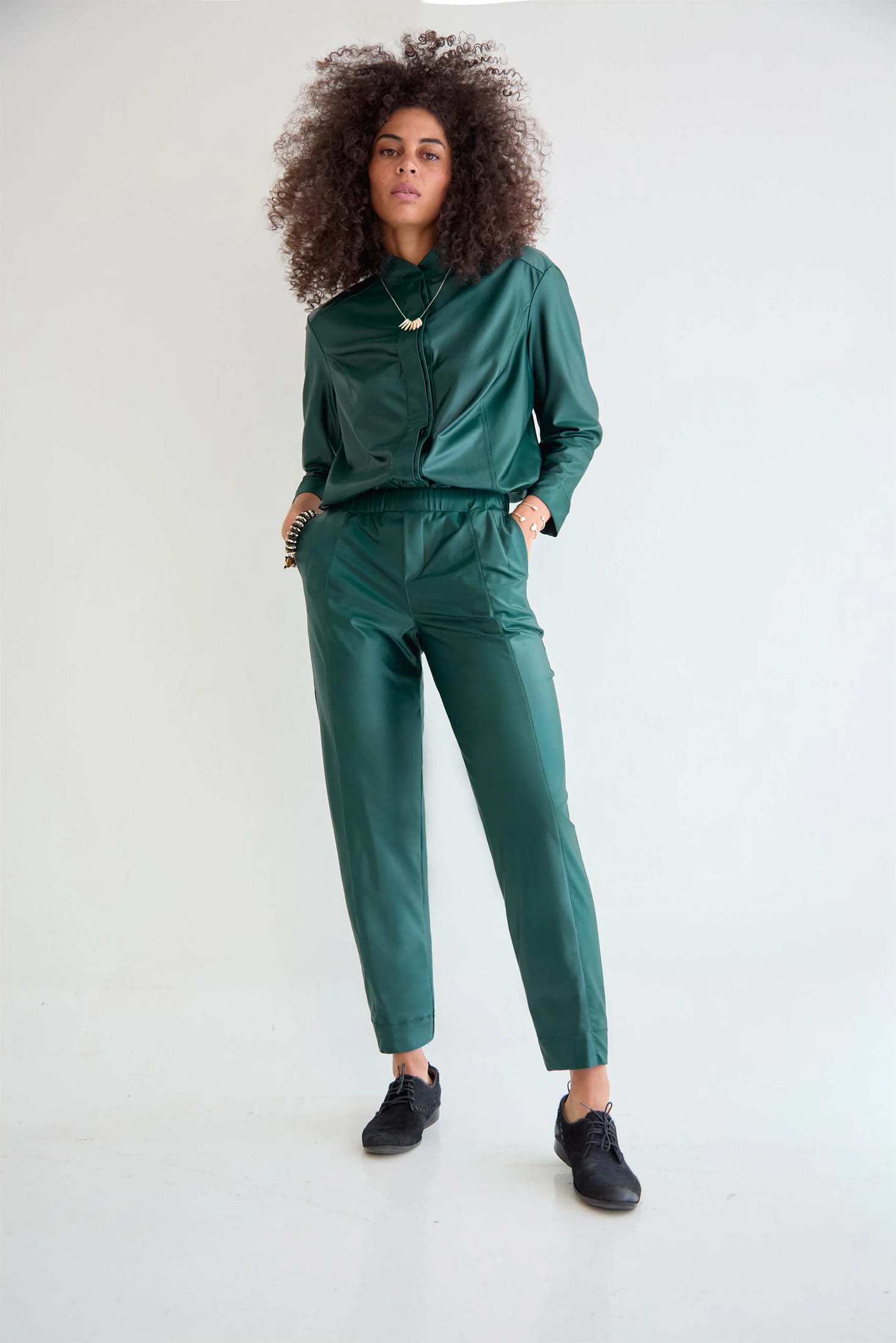 Pantalón Tech Fresh Verde Esmeralda RELÚCIDO - imagen 1