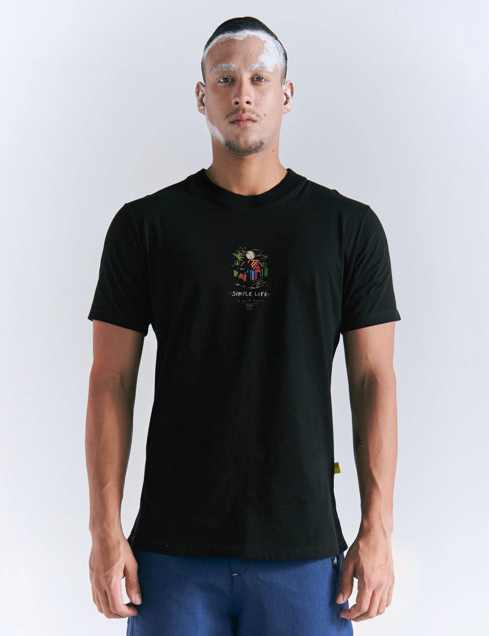 Camiseta Regular Fit Mountain Life negro Hombre - imagen 4