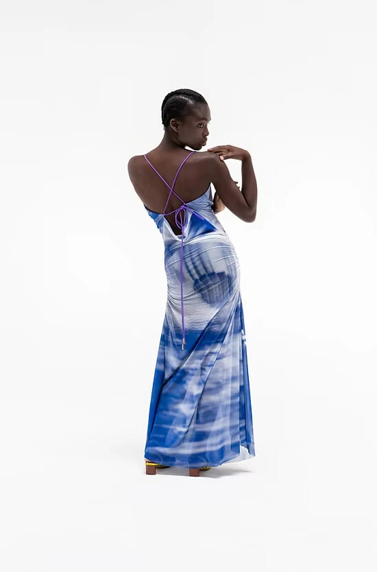 SLIP MESH DRESS - imagen 2