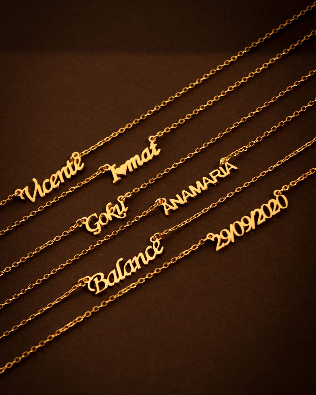 Collar De Nombre Personalizable + Caja Especial - imagen 1