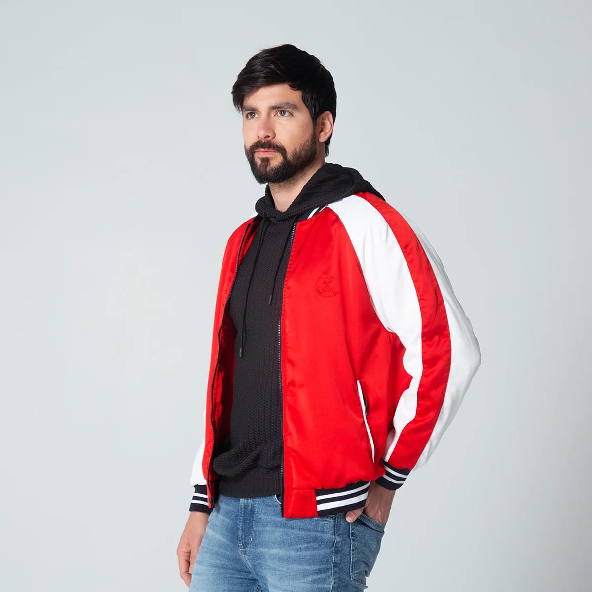 Chaqueta Beisbolera Regular Brand - imagen 5