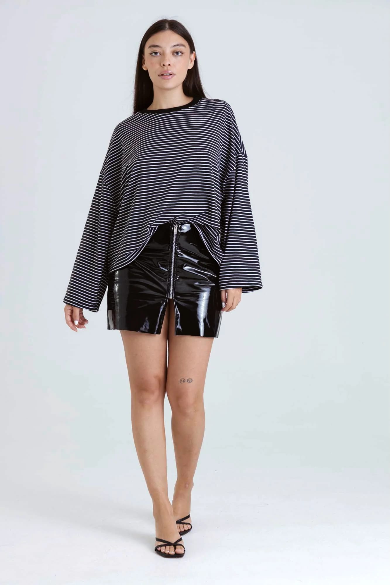RAW ZIP MINI SKIRT - imagen 15