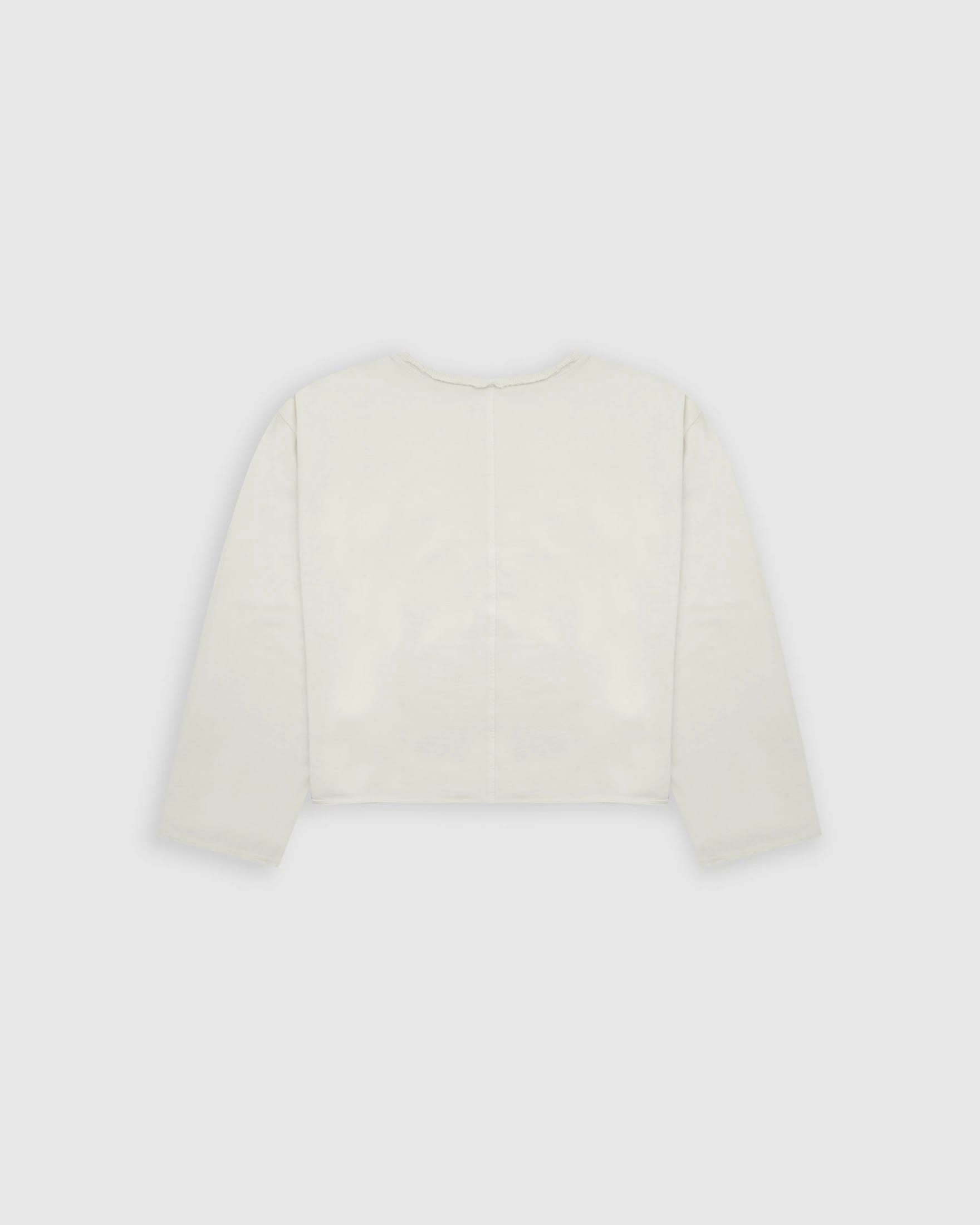 Long Sleeve Boxy T-Shirt – Off White - imagen 6