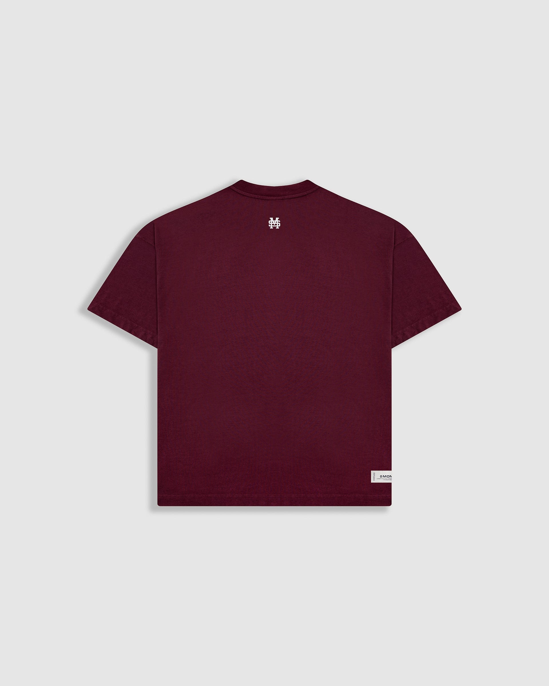 Camiseta Boxy Fit Básica V3 - Burgundy - imagen 7