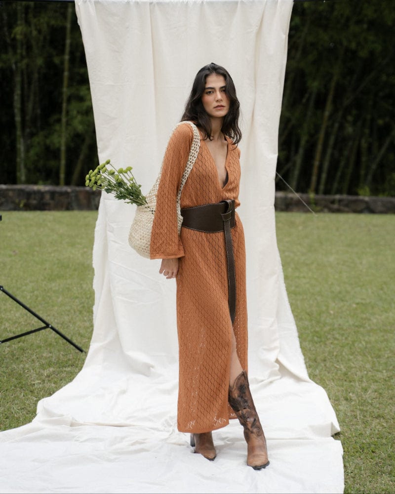 KIMONO SERENO - CARAMEL - imagen 4