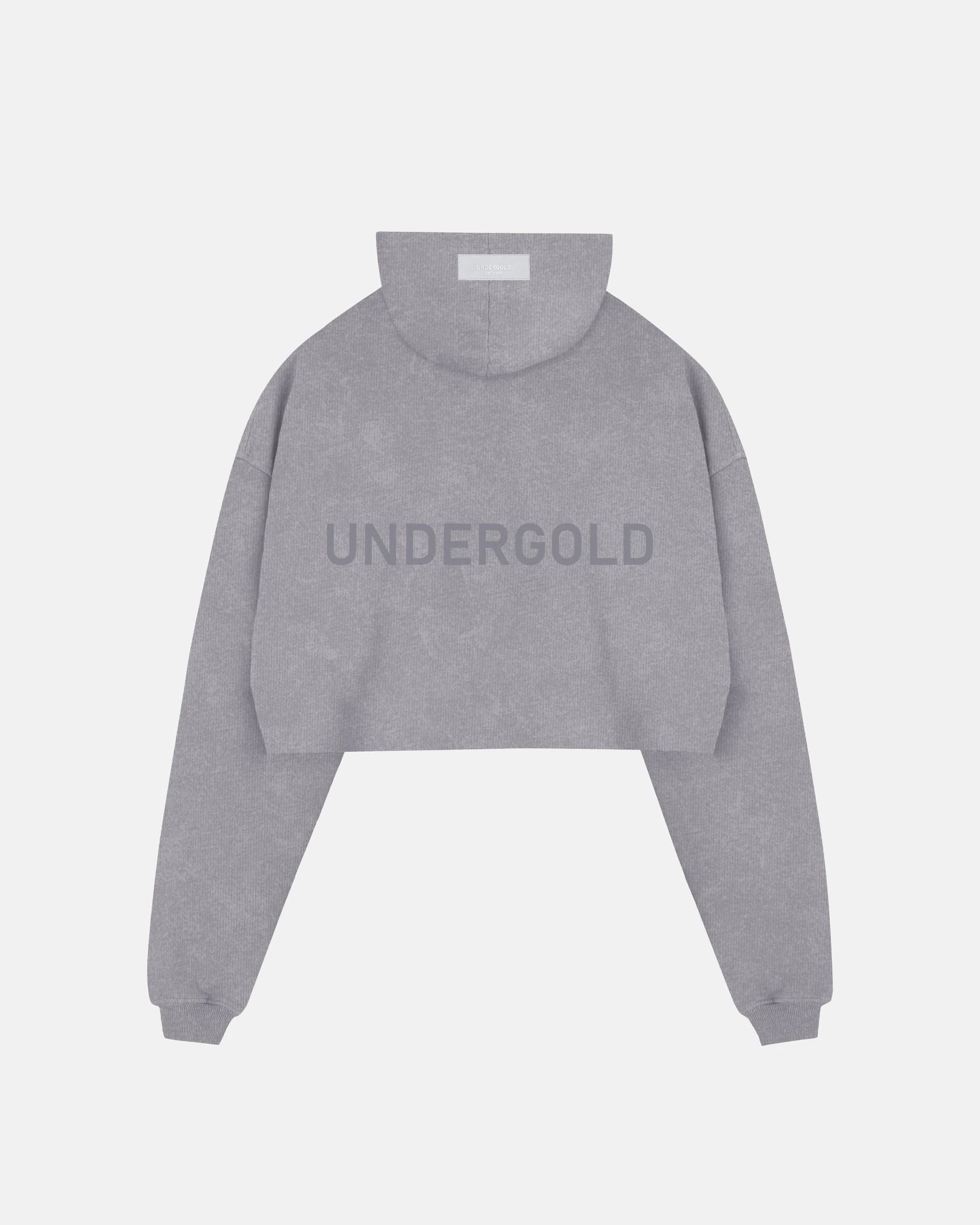 Line logo cropped hoodies - imagen 9