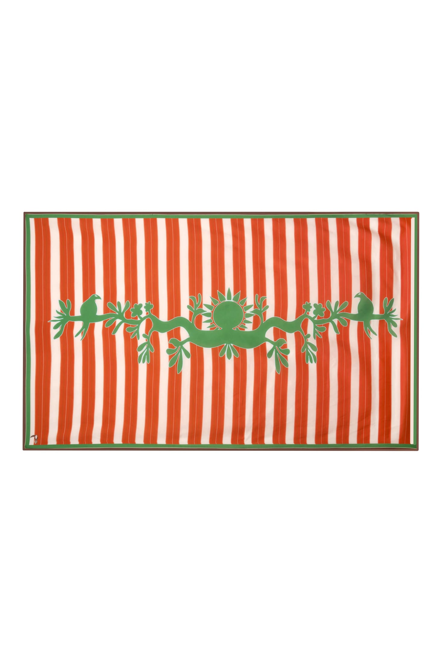 De La Falaise Cotton Silk Sarong / Green Solana Shield - imagen 4
